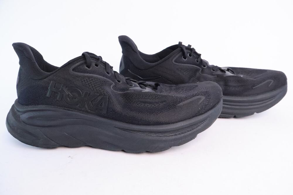 Hoka One One Clifton 10 Men's Running Shoes Size 10D Black #148